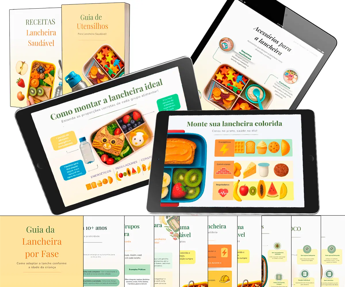 Pack de Materiais Lancheira Saudável