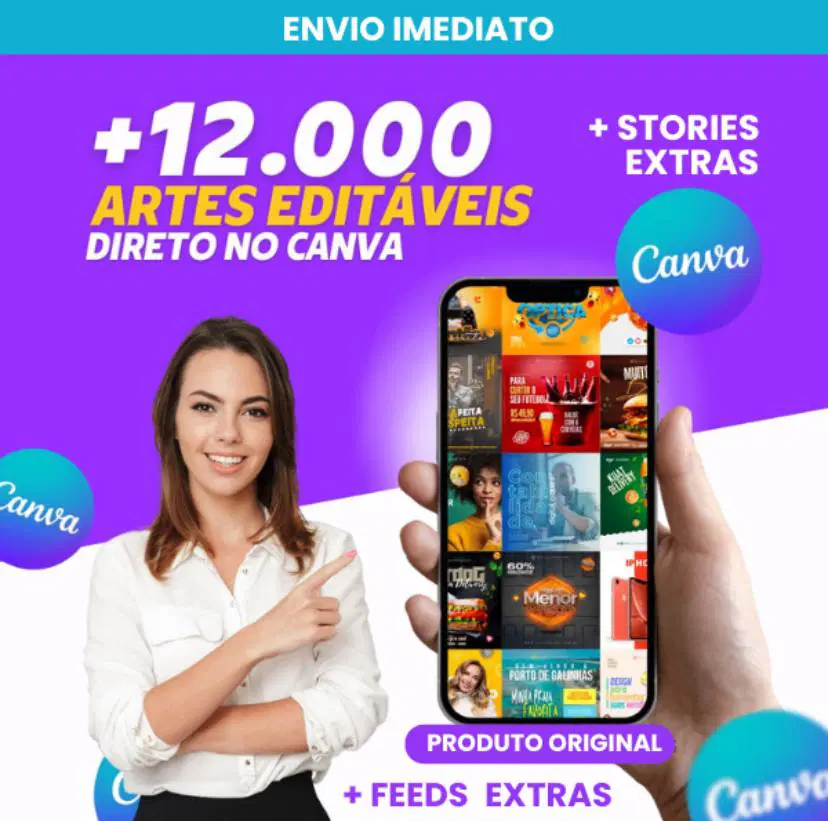 MegaCanva +12 mil Artes